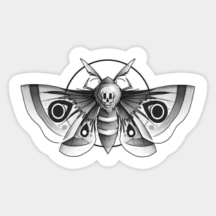 death head moth Sticker